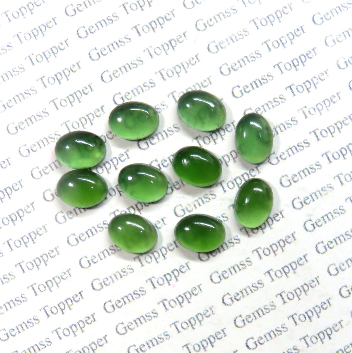Burma Jade 8x10 mm Oval Cabochon